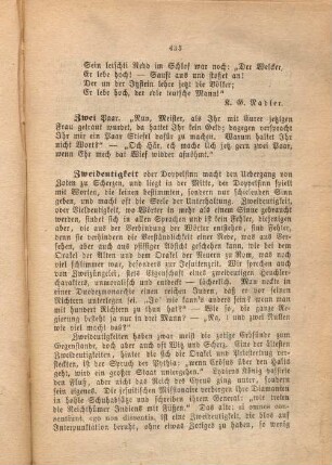 Zwei Paar.