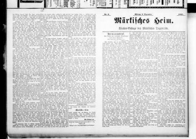 Titelseite einer Zeitung