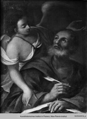Evangelist Matthäus mit Engel