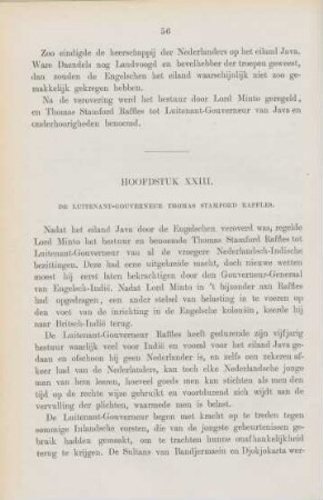 Hoofdstuk XXIII. De Luitenant-Gouverneur Thomas Stamford Raffles