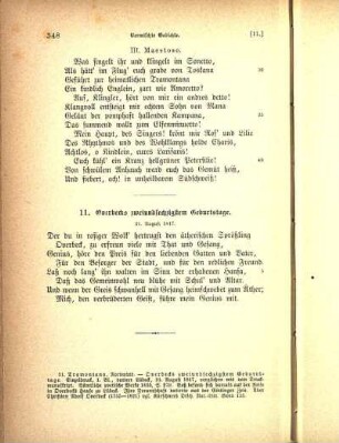 11. Overbecks zweiundsechzigstem Geburtstage.