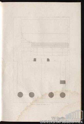Liefg. I. Pl. II. Dorischer Porticus zu Athen.