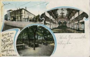 Gruss aus dem Neuen Gasthof Leipzig-Gohlis