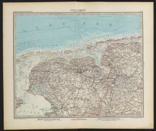 Sekt. 6: Emden, 1892 : Sect. 6 : Emden / Gez. von C. Scherrer, gestochen von F. Kögel u. A. Herrmann. - Rev. - Gotha : Perthes , 1892. - 1 Kt.