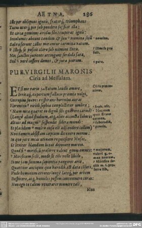 Pub. Virgilii Maronis Ciris ad Messalam