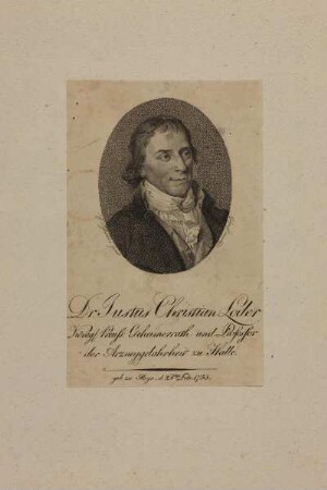 Bildnis des Justus Christian Loder