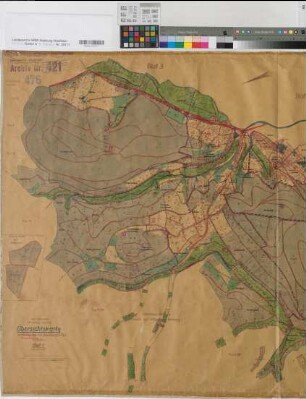 Berleburg (Bad Berleburg), Flurbereinigung Berleburg, Übersichtskarte Bl.1