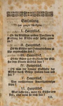 Veremund Gufls Vertheidigung der klösterlichen Rechte in zeitlichen Dingen : in einem getreuen Auszuge der Abhandlung des Licentiat Neubergers entgegen gesetzet