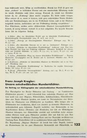 Unsere ostschwäbischen Mundartdichter.