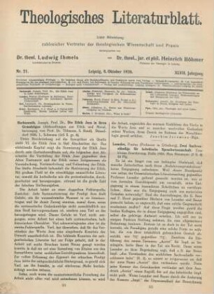 321-322 [Rezension] Herkenrath, Josef, Die Ethik Jesu in ihren Grundzügen