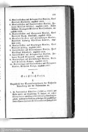 B. Geistlichkeit