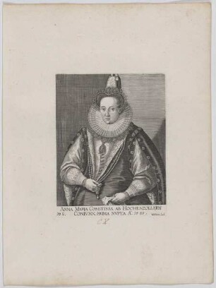 Bildnis der Anna Maria ab Hochenzollern