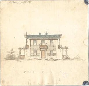 Reiffenstuel, Michael; Landhaus - Aufriss