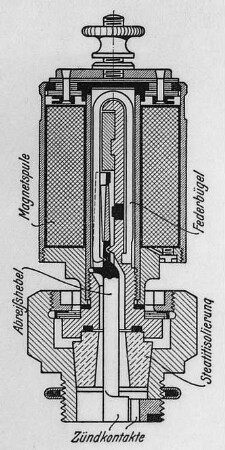 Magnetkerze nach Bosch : Technikgeschichte | Industrie und Technik | Verbrennungs-Kraftmotoren (Gasgeneratoren)