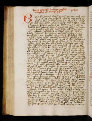Incipit prefacio beati Hieronimi presbiteri in quatuor evangelia ad Damasum pape
