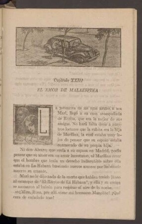 Capítulo XXIII - El amor de Malaespina