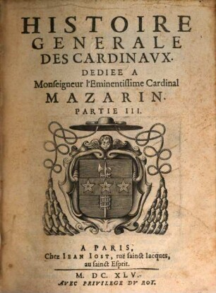 Histoire Generalle Des Cardinaux. 3