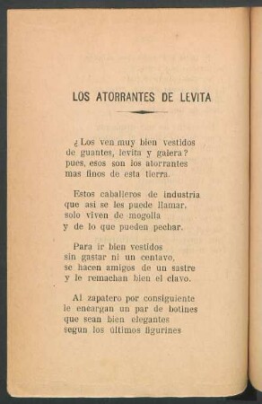 Los atorrantes de levita