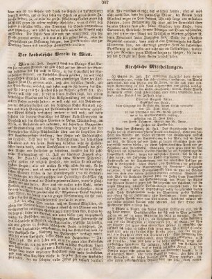 367-368 Kirchliche Mittheilungen
