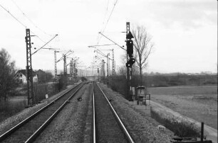 Karlsruhe; Appenweier: Streckenaufnahme vom Führerstand