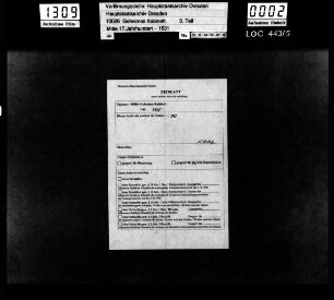 Spezifikationen der bei dem Geheimen Finanzkollegium eingegangenen und expedierten Spezialreskripte, Bd. 4a