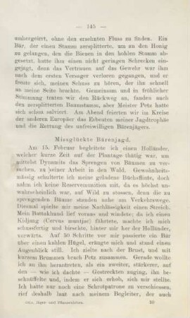 Missglückte Bärenjagd