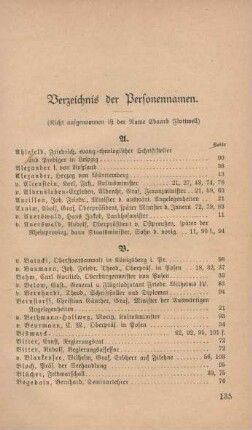 Verzeichnis der Personennamen