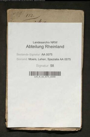 Nichtadlige Belehnung betr. Jorrishof zu Eversahl