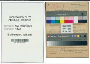 Entnazifizierung Wilhelm Schliemann , geb. 17.06.1908 (Landwirt)