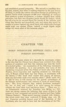 Chapter VIII. Early intercourse between China and foreign countries