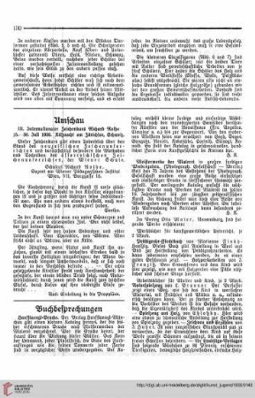 Umschau / Buchbesprechungen / Schreibe in Angelegenheit