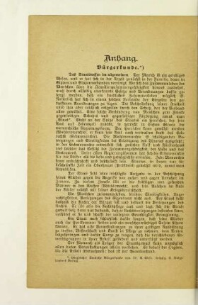 Bürgerkunde