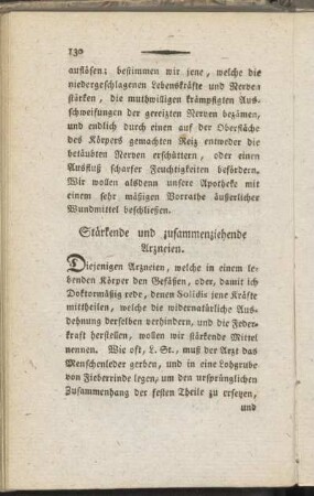 Stärkende und zusammenziehende Arzneien