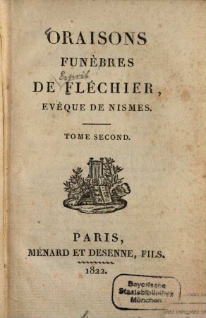 Oraisons funèbres