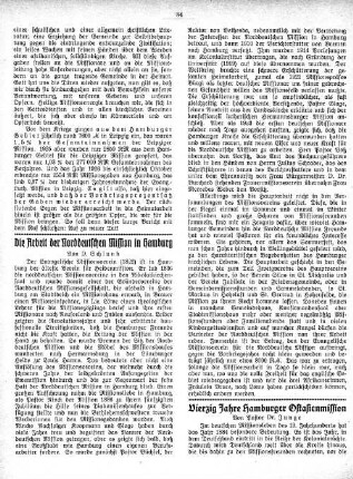 Vierzig Jahre Hamburger Ostasienmission