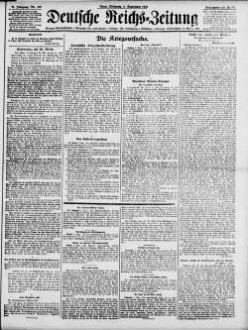 Deutsche Reichs-Zeitung. 1871-1934