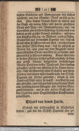 Discurs von denen Huren