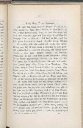 König Georg V. von Hannover.
