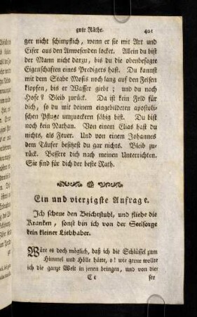 401-406, Ich scheue den Beichtstuhl, und fliehe ...