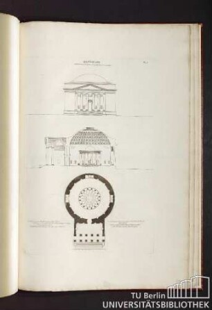 Pl. 5. Baptistere. Medaille decernée par l'academie a Mr Joseph Bernard.