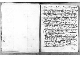 [N.N.] an Johann Baptist Bekk: "Auszug eines Schreibens aus Straßburg am 08.04.1848", Bl. 143.