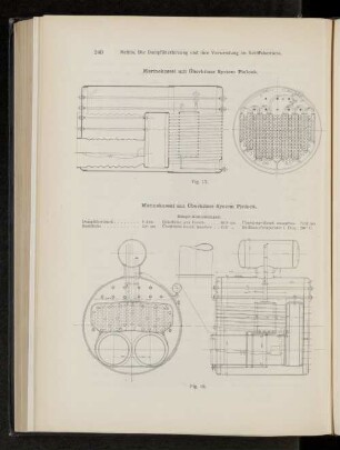 Marinekessel mit Überhitzer System Pielock.