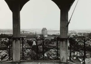 Güstrow. Stadtansicht. Blick vom Turm der Kirche St. Marien
