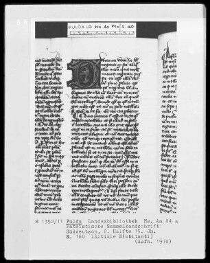 Patristische Sammelhandschrift — Initiale D (ubitanti), Folio 160 recto