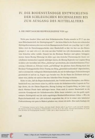 IV. Die bodenständige Entwicklung der schlesischen Buchmalerei bis zum Ausgang des Mittelalters