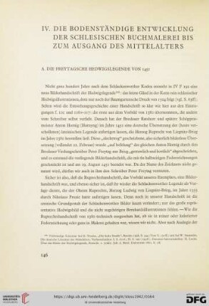 IV. Die bodenständige Entwicklung der schlesischen Buchmalerei bis zum Ausgang des Mittelalters