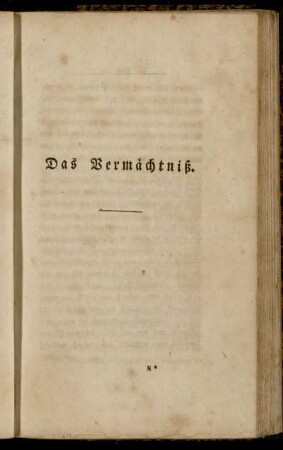 Das Vermächtnis