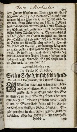 Evangel. Matth. 18, 1-11. In Festo Michaelis.