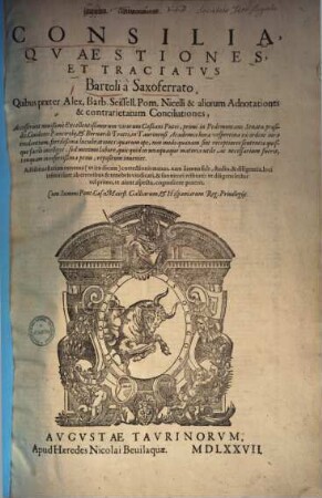 Consilia, quaestiones et tractatus