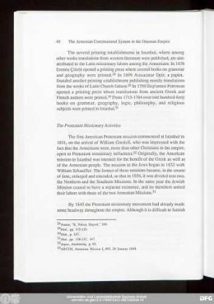 The Protestant Missionary Activities
